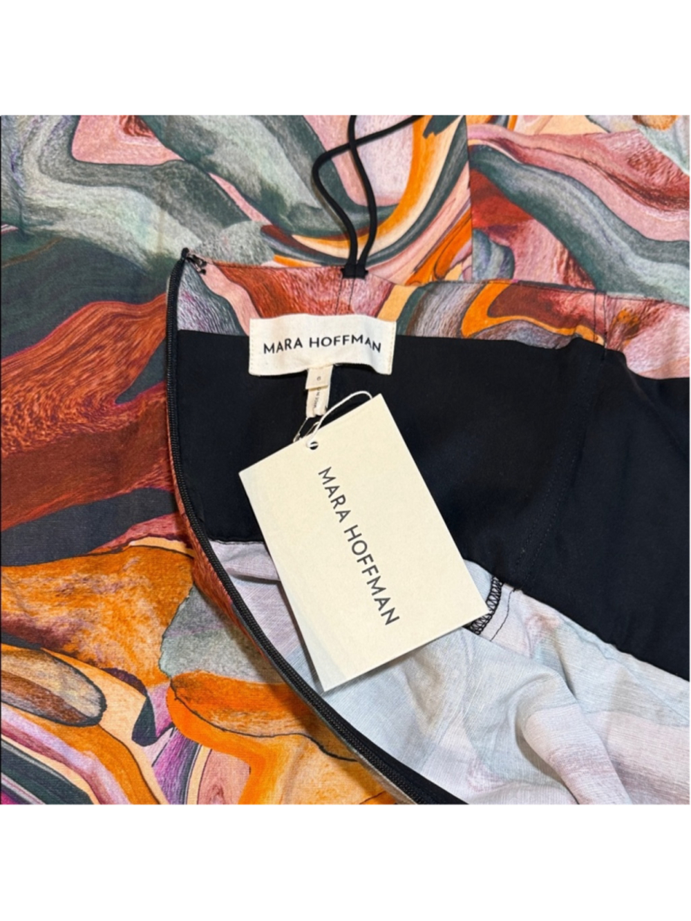 Mara Hoffman Yara Strapless Dress , Multi - Picture 9 of 14